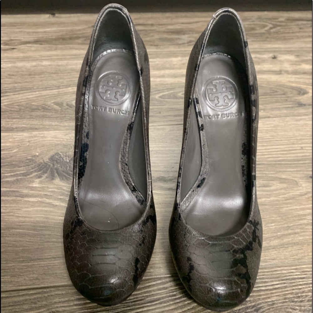 Tory Burch snake heels